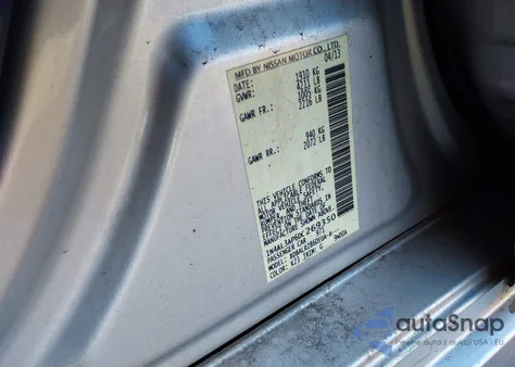 2013 Nissan Altima 2.5 S из США, поврежденный, VIN 1N4AL3AP6DC269350